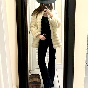 1960s Outerlayers White Fur ( faux) coat
